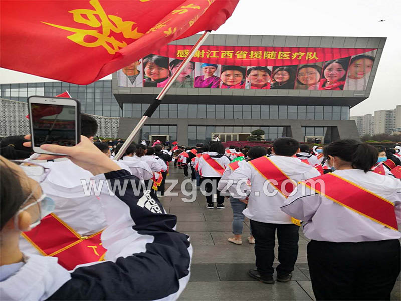 上圖為歡送援隨江西醫療隊 上圖為歡送援隨江西醫療隊